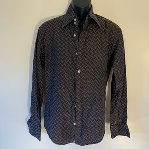 Andrea Palombini Long Sleeve Shirt XL runs small Cotton no fabric tag